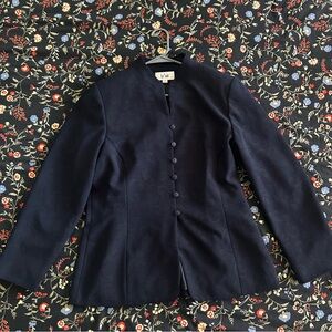 Le Suit Women's Navy blazer
